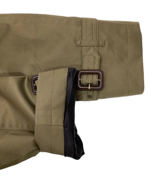 BURBERRY LONDON（バーバリーロンドン）BURBERRY LONDON (バーバリーロンドン) エンブレムボタントレンチコート カーキ サイズ:Lの古着・服飾アイテム