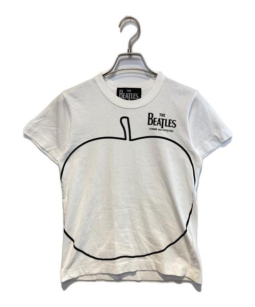 COMME des GARCONS（コムデギャルソン）COMME des GARCONS (コムデギャルソン) THE BEATLES (ビートルズ) Beatles T-shirt ホワイト サイズ:XSの古着・服飾アイテム