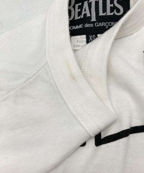COMME des GARCONS（コムデギャルソン）COMME des GARCONS (コムデギャルソン) THE BEATLES (ビートルズ) Beatles T-shirt ホワイト サイズ:XSの古着・服飾アイテム