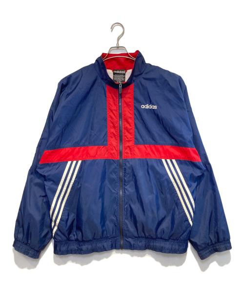 adidas（アディダス）adidas (アディダス) ［古着］ナイロンジャケット ネイビー サイズ:XLの古着・服飾アイテム