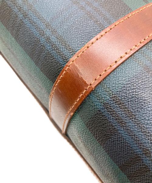 POLO RALPH LAUREN（ポロ・ラルフローレン）POLO RALPH LAUREN (ポロ・ラルフローレン) ミニボストンバッグ ネイビー×グリーン サイズ:下記参照　の古着・服飾アイテム