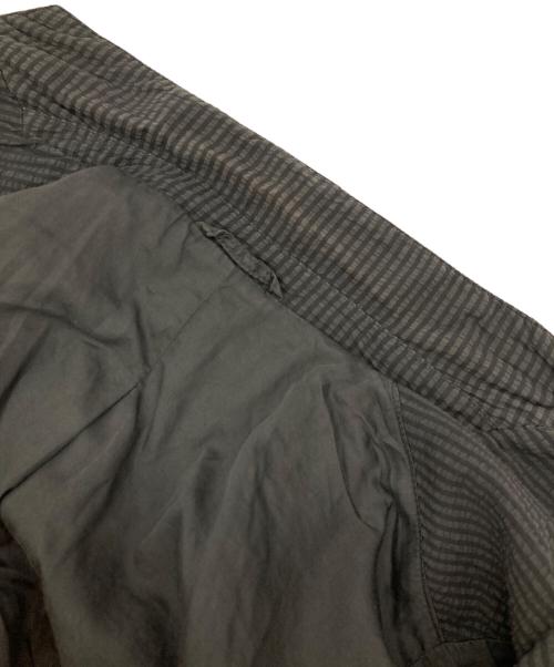 GIORGIO ARMANI（ジョルジョアルマーニ）GIORGIO ARMANI (ジョルジョアルマーニ) シアサッカーストライプジャケット グレー サイズ:44の古着・服飾アイテム