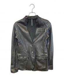 GIORGIO BRATO（ジョルジョブラッド）の古着「シープレザージャケット」｜ブラック