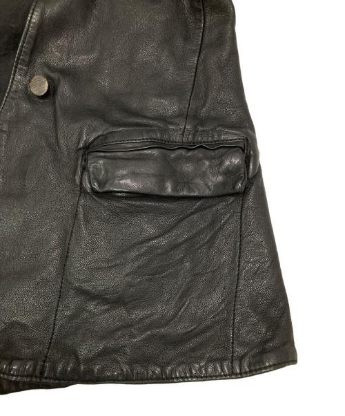 GIORGIO BRATO（ジョルジョブラッド）GIORGIO BRATO (ジョルジョブラッド) シープレザージャケット ブラック サイズ:40の古着・服飾アイテム