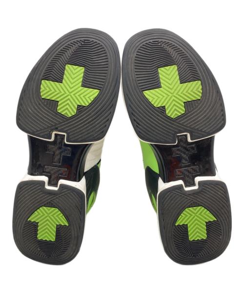 EQUALIZER（イコライザ）EQUALIZER (イコライザ) ハイカットスニーカー グリーン×ホワイト サイズ:27cmの古着・服飾アイテム