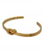 CELINEセリーヌ）の古着「Knot Double Bracelet」｜ゴールド