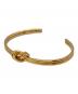 CELINE（セリーヌ）の古着「Knot Double Bracelet」｜ゴールド