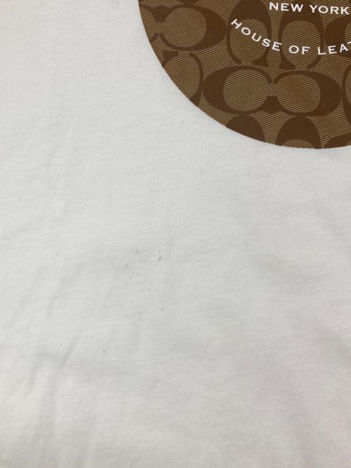 COACH（コーチ）COACH (コーチ) SIGNATURE T-SHIRT ホワイト サイズ:XSの古着・服飾アイテム