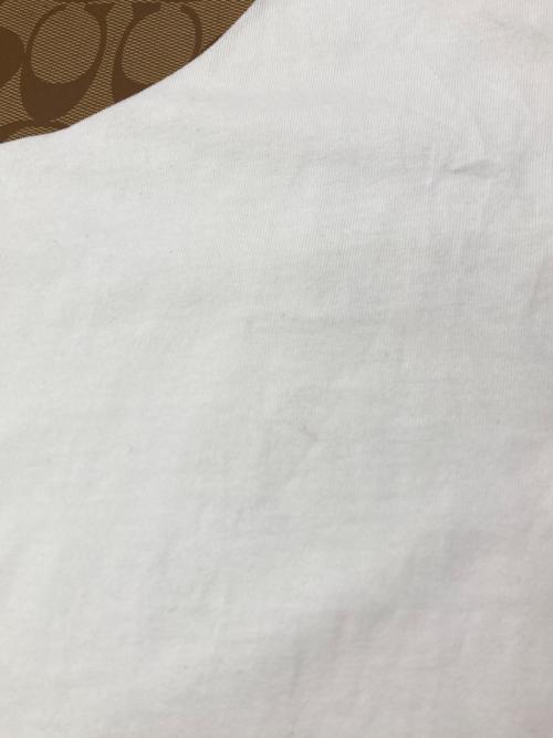 COACH（コーチ）COACH (コーチ) SIGNATURE T-SHIRT ホワイト サイズ:XSの古着・服飾アイテム