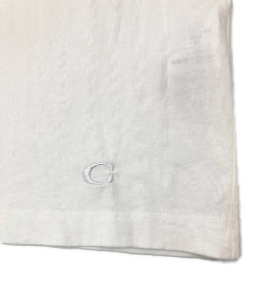 COACH（コーチ）COACH (コーチ) SIGNATURE T-SHIRT ホワイト サイズ:XSの古着・服飾アイテム