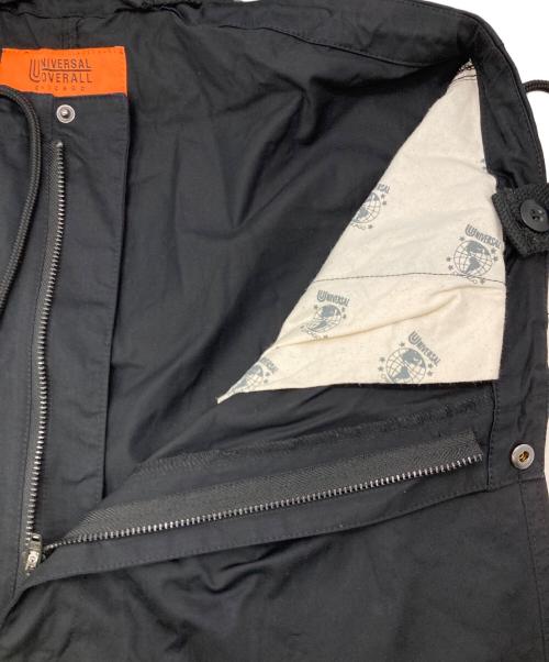 UNIVERSAL OVERALL（ユニバーサルオーバーオール）UNIVERSAL OVERALL (ユニバーサルオーバーオール) サスペンダー付きパラシュートパンツ ブラック サイズ:Freeの古着・服飾アイテム