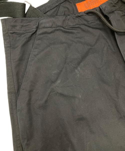 UNIVERSAL OVERALL（ユニバーサルオーバーオール）UNIVERSAL OVERALL (ユニバーサルオーバーオール) サスペンダー付きパラシュートパンツ ブラック サイズ:Freeの古着・服飾アイテム