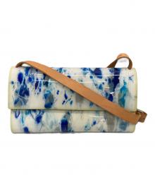 macromauro（マクロマウロ）の古着「ペイントバッグ」｜ホワイト×ブルー