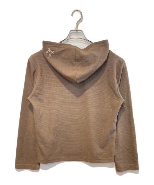 sound sports（サウンドスポーツ）sound sports (サウンドスポーツ) Waffle Hoodie ブラウン サイズ:Mの古着・服飾アイテム