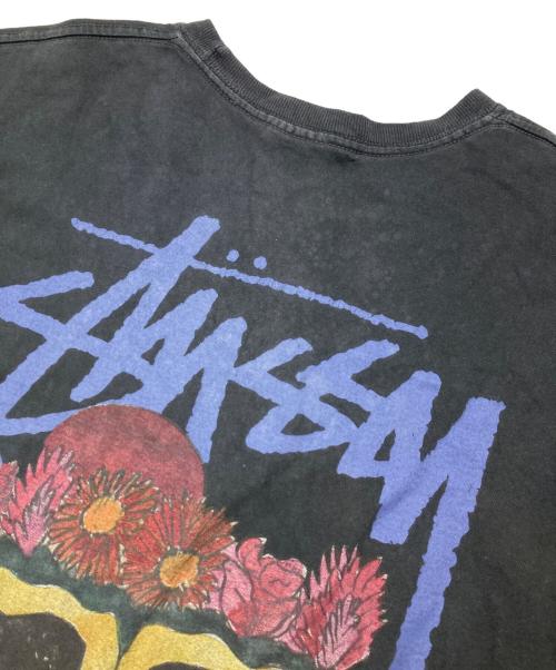 stussy（ステューシー）stussy (ステューシー) プリントTシャツ ブラック サイズ:Mの古着・服飾アイテム
