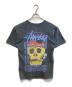 stussy (ステューシー) プリントTシャツ ブラック サイズ:M：7000円