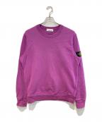 STONE ISLANDストーンアイランド）の古着「クルーネックスウェット」｜パープル