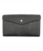 STUDIUMストゥディウム）の古着「レザーウォレット」｜ブラック