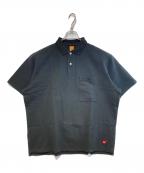 HUMAN MADEヒューマンメイド）の古着「BIG POLO SHIRT」｜ブラック