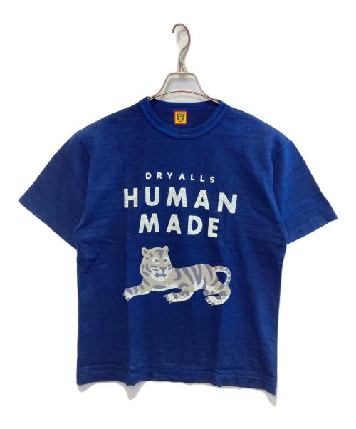 HUMAN MADE（ヒューマンメイド）HUMAN MADE (ヒューマンメイド) INDIGO T-SHIRT ネイビー サイズ:Lの古着・服飾アイテム