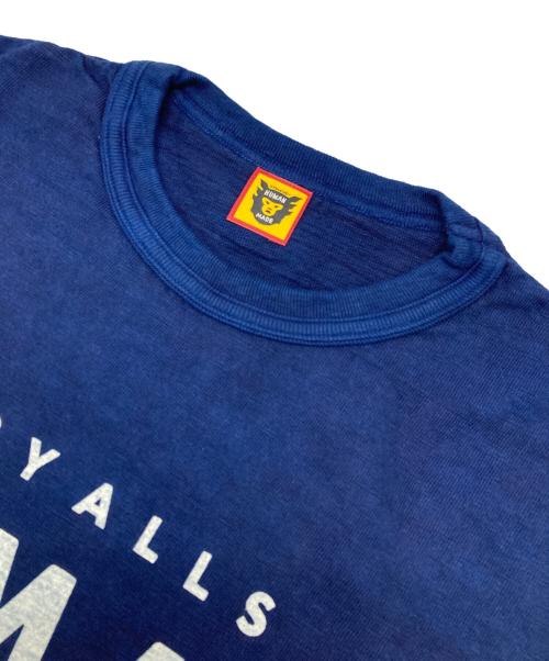 HUMAN MADE（ヒューマンメイド）HUMAN MADE (ヒューマンメイド) INDIGO T-SHIRT ネイビー サイズ:Lの古着・服飾アイテム