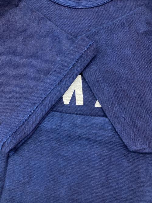 HUMAN MADE（ヒューマンメイド）HUMAN MADE (ヒューマンメイド) INDIGO T-SHIRT ネイビー サイズ:Lの古着・服飾アイテム