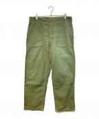 US ARMYユーエスアーミー）の古着「古着］コットンサテンベイカーパンツ」｜カーキ