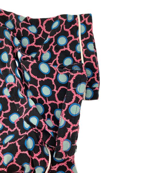 MARNI（マルニ）MARNI (マルニ) 総柄ポケットブラウス ブラック サイズ:40の古着・服飾アイテム
