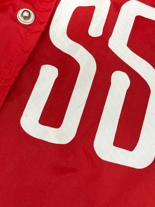 stussy（ステューシー）stussy (ステューシー) コーチジャケット レッド サイズ:XLの古着・服飾アイテム
