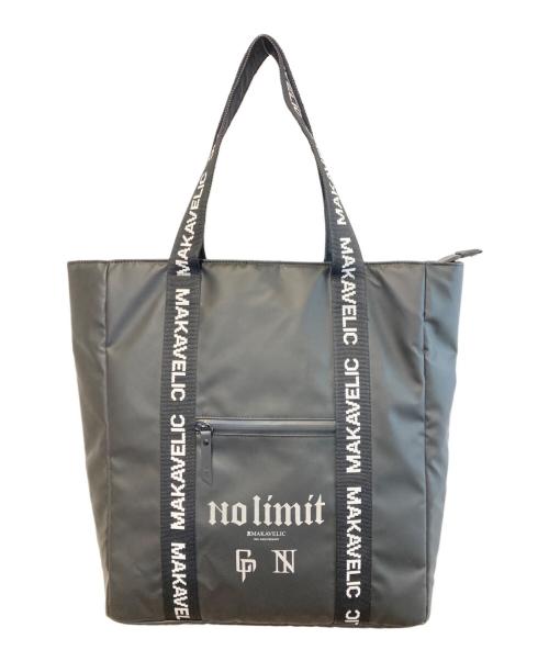 MAKAVELIC（マキャベリック）MAKAVELIC (マキャベリック) NO LIMIT TOTE BAG ブラックの古着・服飾アイテム