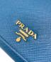 中古・古着 PRADA (プラダ) サフィアーノメタル チェーンウォレット ブルー(COBALTO)：30000円
