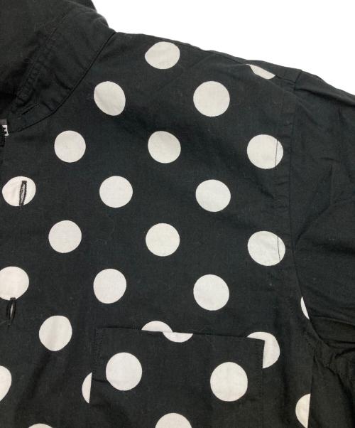 BLACK COMME des GARCONS（ブラックコムデギャルソン）BLACK COMME des GARCONS (コムデギャルソン) ドットドレスシャツ ブラック サイズ:XSの古着・服飾アイテム