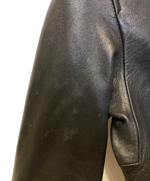 beautiful people（ビューティフルピープル）beautiful people (ビューティフルピープル) SHEEP LEATHER W RIDERS ブラック サイズ:150の古着・服飾アイテム