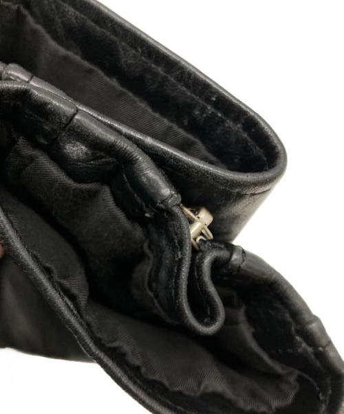 beautiful people（ビューティフルピープル）beautiful people (ビューティフルピープル) SHEEP LEATHER W RIDERS ブラック サイズ:150の古着・服飾アイテム