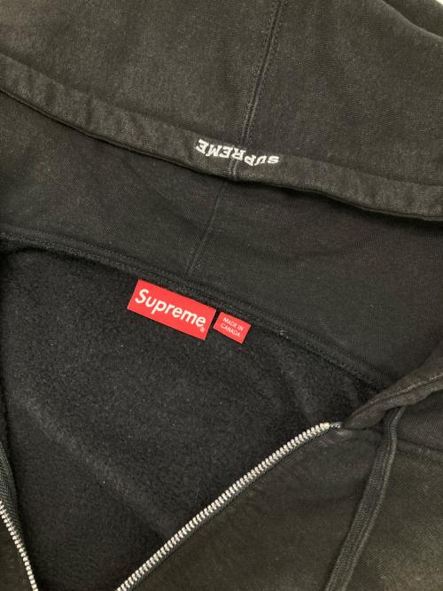 SUPREME（シュプリーム）SUPREME (シュプリーム) S Logo Zip Up Hooded Sweatshirt ブラック サイズ:Mの古着・服飾アイテム