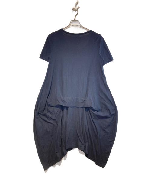 LIMI feu（リミフゥ）LIMI feu (リミフゥ) 変形カットソーワンピース ネイビー サイズ:Sの古着・服飾アイテム