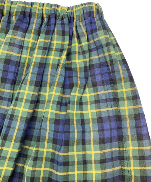 tricot COMME des GARCONS（トリココムデギャルソン）tricot COMME des GARCONS (トリココムデギャルソン) チェックサルエルパンツ ネイビー×グリーン サイズ:下記参照　の古着・服飾アイテム