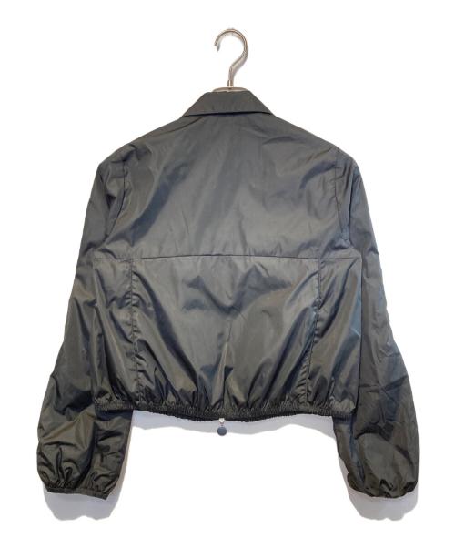 MONCLER 365（モンクレール 365）MONCLER 365 (モンクレール 365) COMME des GARCONS (コムデギャルソン) 丸襟ナイロンショートジャケット ブラックの古着・服飾アイテム