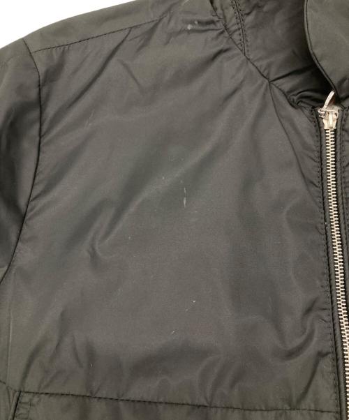 MONCLER 365（モンクレール 365）MONCLER 365 (モンクレール 365) COMME des GARCONS (コムデギャルソン) 丸襟ナイロンショートジャケット ブラックの古着・服飾アイテム