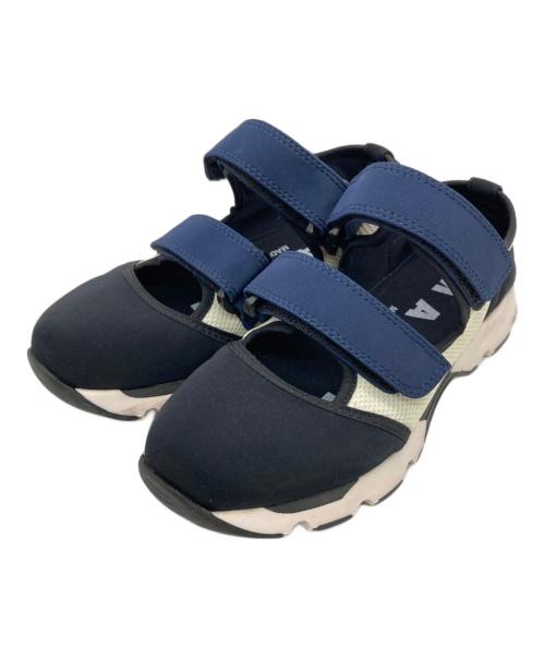 MARNI（マルニ）MARNI (マルニ) ベルクロストラップシューズ ブラック×ネイビー サイズ:下記参照　の古着・服飾アイテム