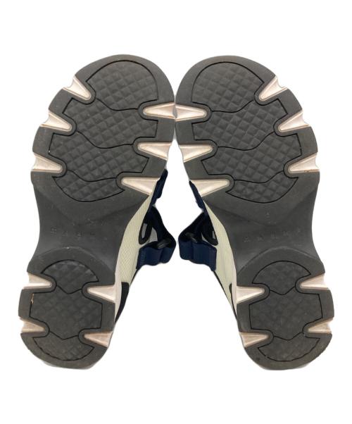 MARNI（マルニ）MARNI (マルニ) ベルクロストラップシューズ ブラック×ネイビー サイズ:下記参照　の古着・服飾アイテム