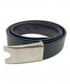 BVLGARIブルガリ）の古着「レザーベルト」｜ブラック