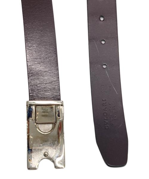 BVLGARI（ブルガリ）BVLGARI (ブルガリ) レザーベルト ブラックの古着・服飾アイテム