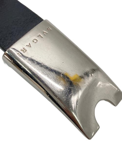 BVLGARI（ブルガリ）BVLGARI (ブルガリ) レザーベルト ブラックの古着・服飾アイテム