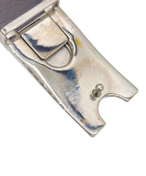 BVLGARI（ブルガリ）BVLGARI (ブルガリ) レザーベルト ブラックの古着・服飾アイテム