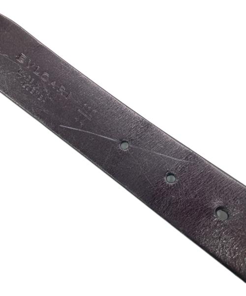 BVLGARI（ブルガリ）BVLGARI (ブルガリ) レザーベルト ブラックの古着・服飾アイテム