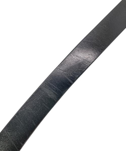 BVLGARI（ブルガリ）BVLGARI (ブルガリ) レザーベルト ブラックの古着・服飾アイテム