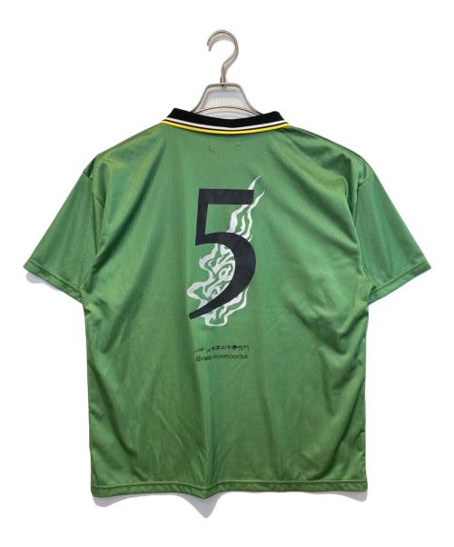 EVISEN SKATEBOARDS（エビセン スケートボード）EVISEN SKATEBOARDS (エビセン スケートボード) KAMIITA FCシャツ グリーン サイズ:Mの古着・服飾アイテム