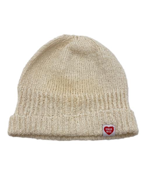 HUMAN MADE（ヒューマンメイド）HUMAN MADE (ヒューマンメイド) Paper beanie ホワイトの古着・服飾アイテム