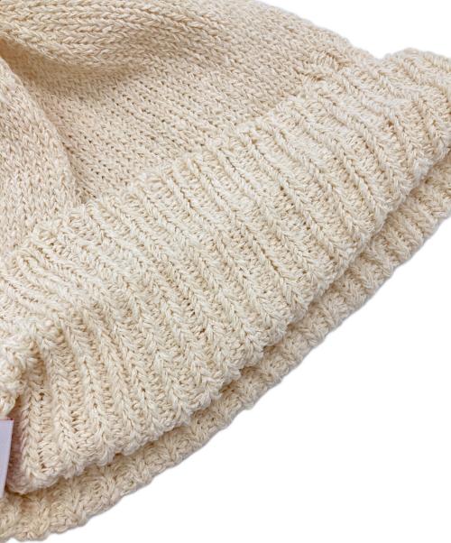 HUMAN MADE（ヒューマンメイド）HUMAN MADE (ヒューマンメイド) Paper beanie ホワイトの古着・服飾アイテム